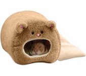 Hamster Soft Warm Bed Rat Hammock Pig Squirrel Winter Pet Toy Hamster Cage House Hanging Nest+Mat House Bed Animal Mice Rat Nest