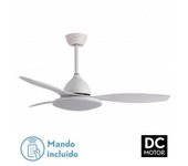 Ventilador DC FABRILAMP Yael Blanco 72W 3 Aspas