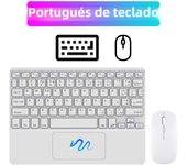 CASEPOKE Bluetooth Keyboard For Tablet Smart Phone Wireless Touchpad Keyboard For IOS Android Windows For iPad Keyboard Mouse