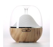 Difusor Aceites Esenciales 600ml, Anrs Inteligente Difusor de Aromas de diseño único, Alexa Aromatherapy Difusor Ultrasónico Wifi Humidificador Aceites Esenciales, con Luz LED Multicolores