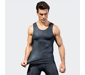 Mallas deportivas de compresión para hombre, camiseta sin mangas de secado rápido, chaleco de entrenamiento de gimnasia, chaleco deportivo fresco de verano para correr para hombre