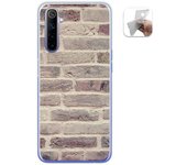 Tumundosmartphone Funda Gel Tpu para Realme 6 diseño Ladrillo 01 Dibujos