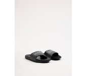 Chancla piscina gris jaspeado, cómoda, ligera, con suela EVA y plantilla anatómica para mejor agarre INSIDE