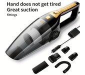 Aspiradora de mano para coche, súper potente, de alta potencia, para eliminar el polvo del coche, pequeña y portátil.