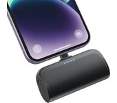 Mini Cargador portátil para iPhone, Cargador de teléfono portátil de 5000mAh, badería de carga rápido PD ultracompacta Compatible