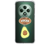 Tumundosmartphone Funda Silicona Antigolpes para Oppo Reno 12F 4G / 12 F 5G diseño Vegan Life Dibujos