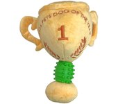 COTTECOTA-Peluche para mascota, Peluche campeón Medalla Juguetes Interactivos para mascotas Mordedor Peluche Juguetes masticables Peluche para perro divertido Masticar Interactivo
