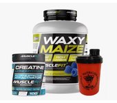 Pack Intra-Entreno Waxy Waize 2kg (varios sabores) + Creatina 300g (neutra) + Shaker (regalo) - Musclefit│MUSCLECULT