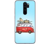 Tumundosmartphone Funda Gel Tpu para Xiaomi Redmi Note 8 Pro diseño Furgoneta Dibujos