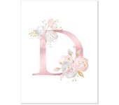 Baby Poster Name Personalized Girl Bedroom Kids Room Decoration Chambre bebe Fille Toile Murale Affiche Cuadros Decor