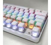 104 Keys Pudding Theme Keycap OEM Profile ABS PBT Double Shot Keycap For Mx Switch Mechanical Keyboard RGB Backlit Key Caps