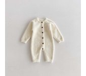 Newborn Baby Autumn and Winter New Super Cute Cute Plush Jumpsuit Boys and Girls Baby Clothes Soft Jumpsuit