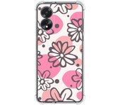 Tumundosmartphone Funda Silicona Antigolpes para Oppo A18 diseño Flores 09 Dibujos