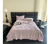 2024 new Tuff velvet solid color jacquard multifunctional cover blanket blanket jacquard butterfly model