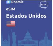 Roamic eSIM Estados Unidos para Viajeros - eSIM para USA: Nueva York, Los Ángeles, Miami, etc... - Datos Móviles en 5G/4G y Conexión de Alta Velocidad. Evita pagar gastos de roaming.