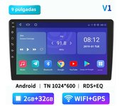AHOUDY Universal 9 Inch 2 Din Car Radio Android 12 Multimedia Player Carplay Android Auto Bluetooth GPS Navigation