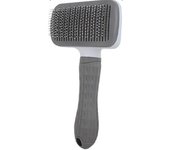 DS DALARES Cepillo Perros y Gatos (GRIS), Cepillo Autolimpiable Profesional para Mascotas - Aseo Eficiente y Confortable, Dejando el Pelaje Suave y Brillante, Aseo Perfecto y Cómodo que Encantará a sus Peludos Compañeros