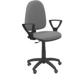 Silla de Oficina Ergonómica Piqueras Y Crespo con Brazos Fijos y Ruedas de Parqué