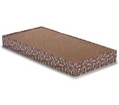 TIENDA EURASIA - Rascador para Gatos de Carton Rectangular, 24x5x48 cm