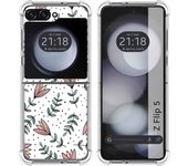 Funda Silicona Antigolpes para Samsung Galaxy Z Flip 5 5G diseño Flores 01 Dibujos
