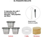 Stainless Steel Nespresso Refillable Coffee Capsule Coffee Tamper Reusable Coffee Pod Coffeeware Accessories For Barista