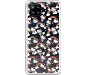 Funda original compatible con Samsung A42 5G - Hello Kitty Arcoiris y Poses