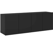vidaXL Muebles para TV de pared 2 unidades 60x30x41 cm, Mueble de Salon, Mueble TV, Mueble TV salon, Mesa de TV, Mueble tele