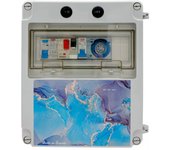 Cuadro Eléctrico Piscina  Bomba 2CV  2 Transformadores 130W/AC Cada UNo