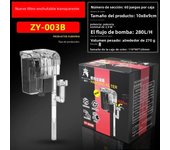 110V 220V Aquarium filter Wall-mounted fish tank filter External grass tank filter Water flow adjustable Suitable for 30-80CM