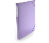 Caja rígida de Archivo de 2.5 cm con Cierre de Gomas Elásticas Redondas extra Anchas a Juego con Cubiertas Rígidas y Solapas muy Resistentes en 12 Colores Colorline. 100% Reciclable by Office Box.