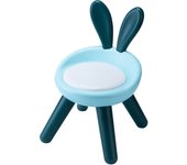 Silla de Actividades de plástico para niños Pequeños con orejas de cono, soporte de respaldo y Banco Redondo duradero, de Juguetes Sala, dormitorio, Escuela, taburete adecuado para niños y