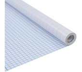 vidaXL Lámina Adhesiva Esmerilada Ventana Privacidad Rayas 0.9x50m Tratamiento Color Opaco a rayas,  Esmerilado, y mas