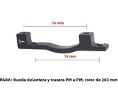 ZTTO Disc Brake Mount Adapter MTB Ultralight Bracket IS PM A B to PM A Bicycle Disc Brake Adaptor for 140 160 180 203mm rotor