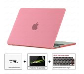 Laptop Case For MacBook Pro 14 M4 2024 Case Model A3112 Case & Dust plug & Screen film & Keyboard Cover Pro 16 M3 M2 Air 13 15.3