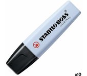 Subrayador Stabilo Azul claro (10 Unidades)