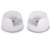 YUNIK HOME- Soporte para Barra de de ø 28 mm Cortina Entre Paredes de Madera Liso Lateral 2unidades, Decorativo para alón, salita, dormitorio, cocina, vestidor.
