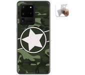 Tumundosmartphone Funda Gel Tpu para Samsung Galaxy S20 Ultra diseño Camuflaje 01 Dibujos