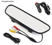 5 inch LCD Rear View Mirror Monitor Reversing Backup Camera Kit for Car MPV RV SUV Parking Easy Installation