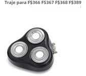 1 Set Metal Shaver Head Mens Rotary Electric Popup Trimmer Razor Blade For FS366 367 368 389 Replacement Beard Razor Heads