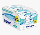 Dodot Toallitas Pure Aqua para Bebé, 99% Agua, 576 Toallitas, 12 Paquetes (12 x 48) de Toallitas para Bebé.