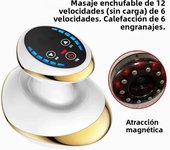Home Electric Guasha Scraping Massage Cupping Body Massager Vacuum Cans Suction Cup Heating Fat Burner Anti-cellulite Massager