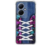 Funda Silicona Antigolpes para Vivo V29 Lite 5G diseño Zapatillas 06 Dibujos
