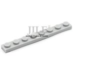 50pcs Moc Tiles Plate 1x8 3460 Short Piece DIY Enlighten Building Block Bricks Compatible with Assembles Particles Toys