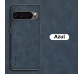 Luxury Sheepskin Leather Case for Google Pixel 9 Pro XL 8 8A 7 7A 6 6A Pro 4G 5G Soft Camera Protect Bumper Silicone Phone Cover