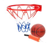 Aktive Canasta baloncesto de pared 32 cm con balón e hinchador