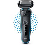 Braun Series 5 51-M1000s Máquina de afeitar de láminas Negro, Azul
