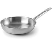 LACOR Sartén Acero Inoxidable 32 cm | Sartén sin revestimiento robusta | Calentamiento rápido | Apta todas cocinas y lavavajillas