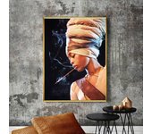 Erykah Badu Singer Poster Frameless Poster Kraft Club Bar Paper Retro Poster Mural Bedroom Study Decoration Painting
