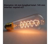 Edison Bulb E27 Warm white 40W 60W ST64 G95 G80 G125 220V Carbon Retro Light Bulb Tungsten Silk Light  Bar Window Decoration