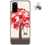 Tumundosmartphone Funda Gel Tpu para Samsung Galaxy S20 diseño Pajaritos Dibujos